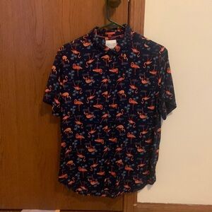 Denim & Flower button down shirt. Medium.